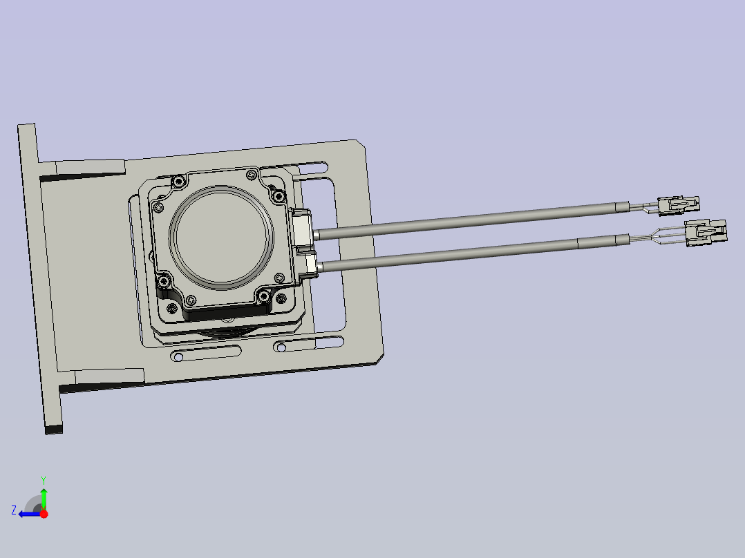 云母绕线机线分割器伺服传动右视图