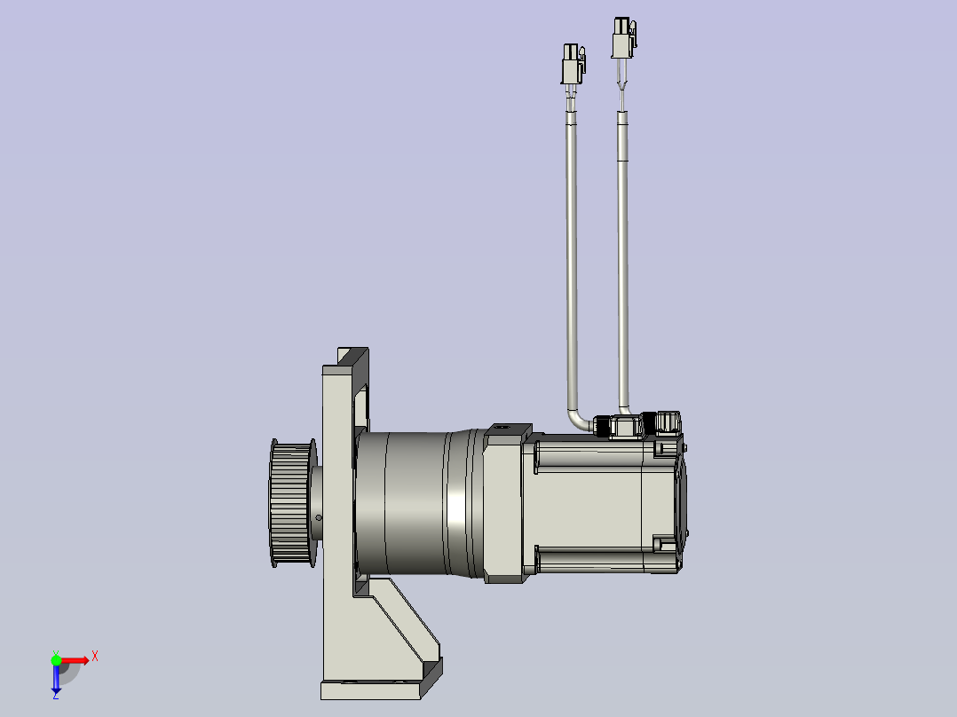 云母绕线机线分割器伺服传动俯视图