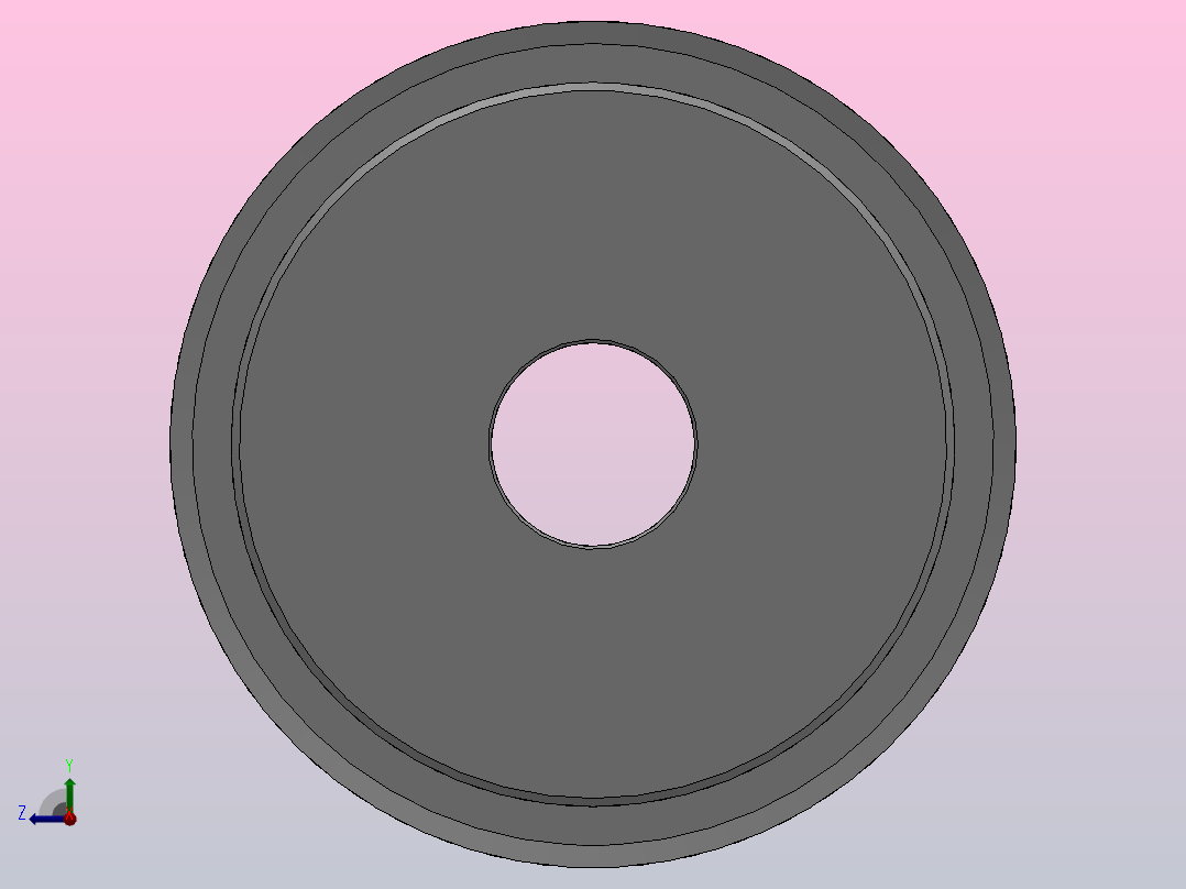 标准型半圆弧形齿同步带轮H5M型_SH5MHC-50-15-dc20-A右视图