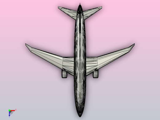 Boeing_P-8飞机正等轴测缩略图