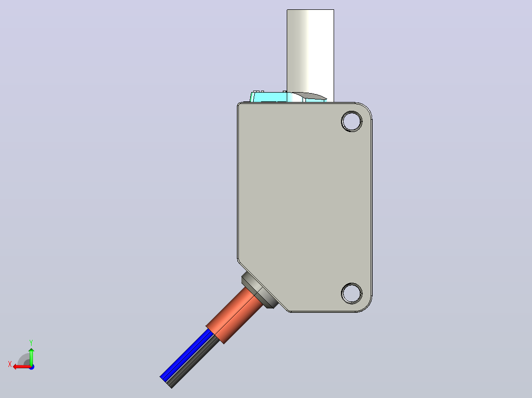 光电传感器WTX-100N后视图