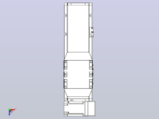 机器人皮带驱动直线轴TPA-GCB-150-P80-L200-RU-M75-N3俯视缩略图