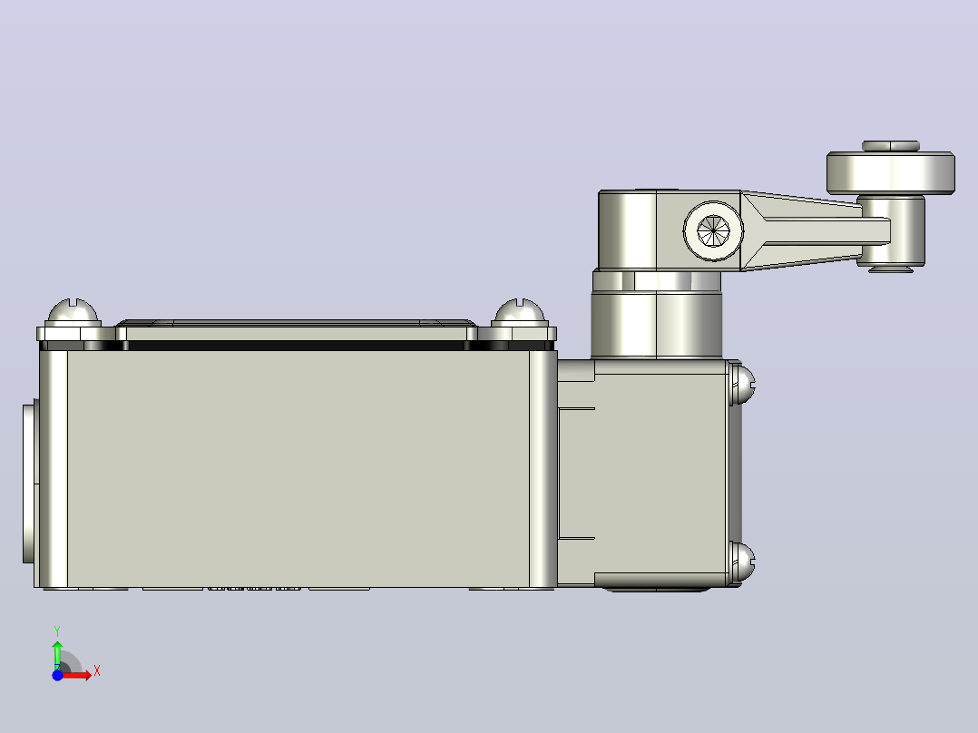 YBLX-K3_20S_H3行程开关三维模型202104前视图