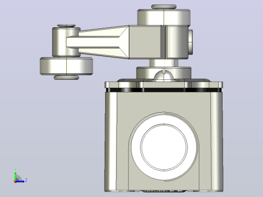 YBLX-K3_20S_H3行程开关三维模型202104左视缩略图