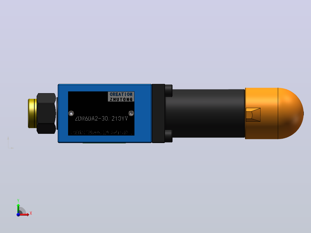 ZDR6D-A2M 叠加式直动减压阀前视图
