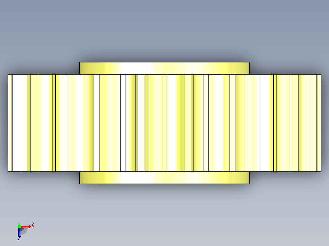 JI 812-21T-R30-C1 SS812系列机加工被动轮俯视图