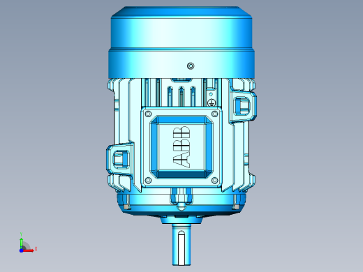 电机- ABB M2BAX90S_B3前视缩略图