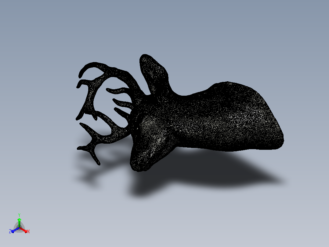 鹿头Deer Head主视图