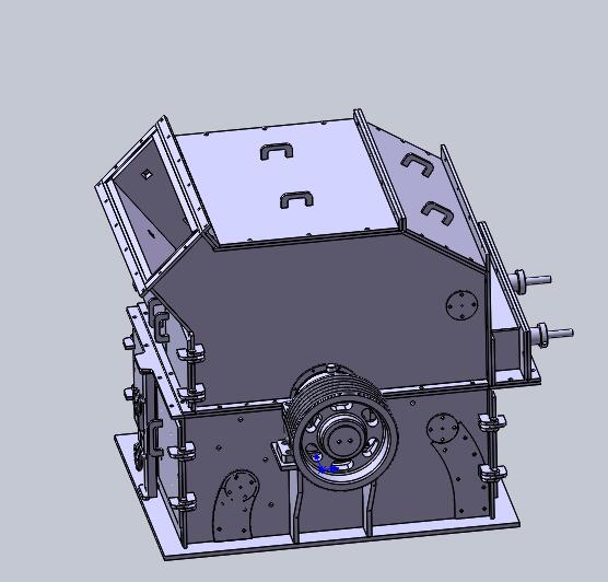 10套 磁选机 破碎机 反击式破碎机 3D模型图纸