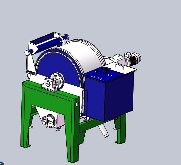 10套 磁选机 破碎机 反击式破碎机 3D模型图纸
