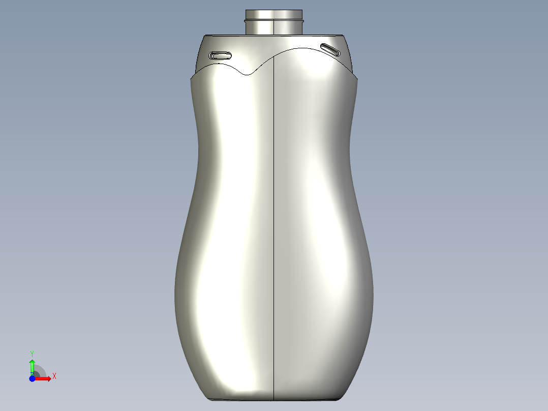 瓶子三维造型设计前视图