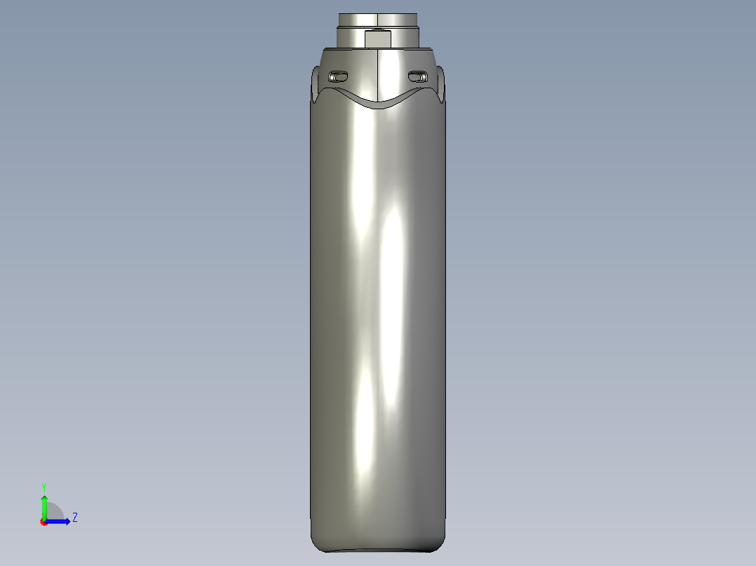 瓶子三维造型设计左视图