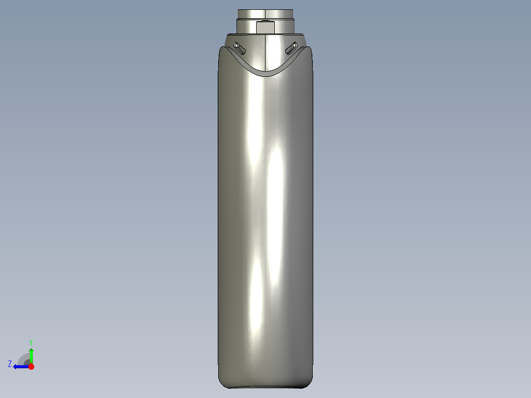 瓶子三维造型设计右视图