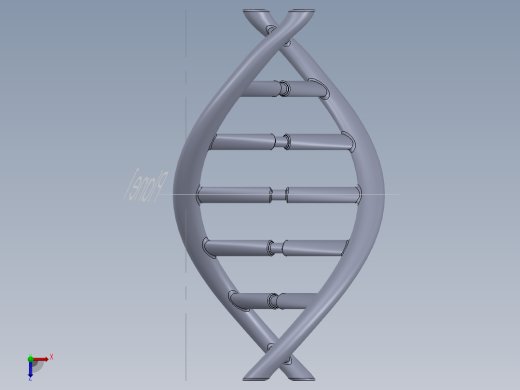 solidworks DNA模型俯视缩略图