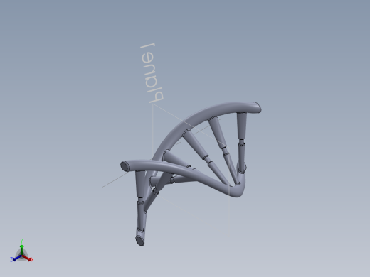 solidworks DNA模型正等轴测缩略图