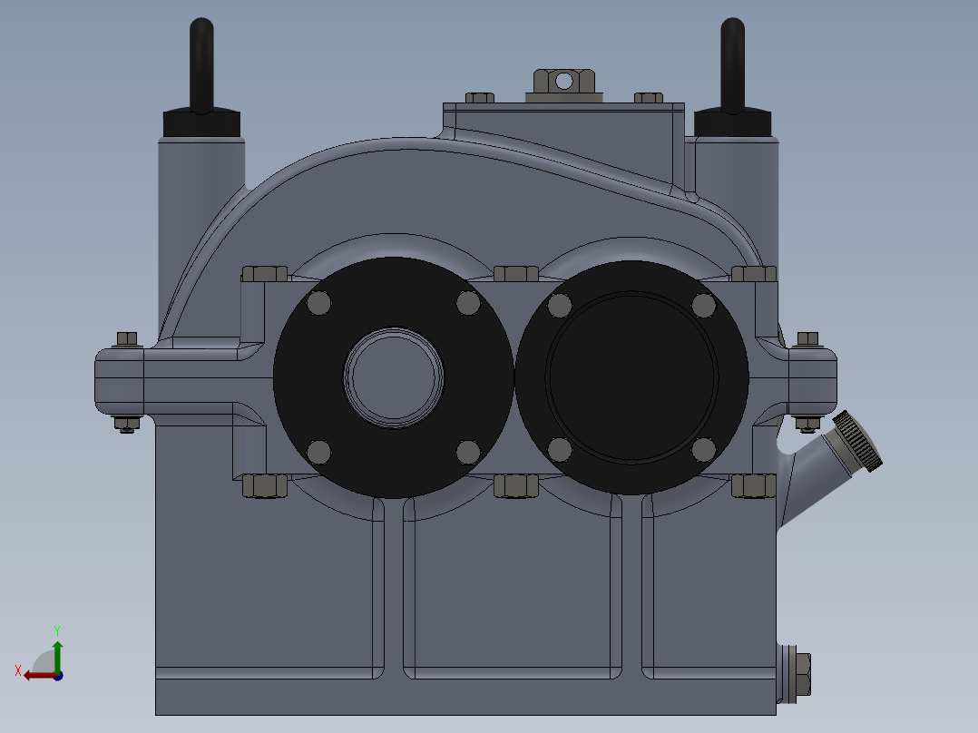 轴承设计后视图