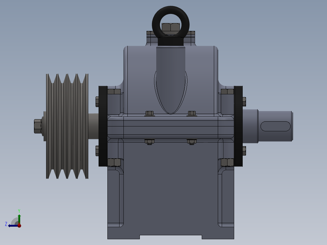 轴承设计右视图