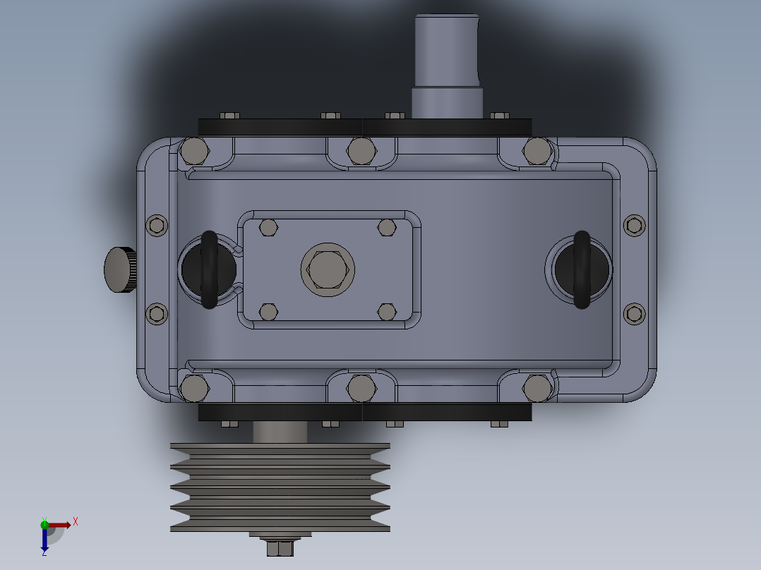 轴承设计俯视图