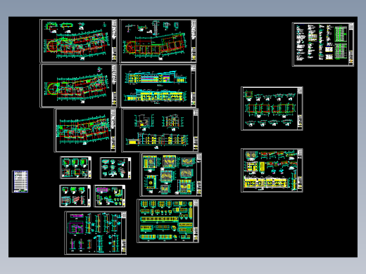 清华大学某幼儿园设计全套施工图
