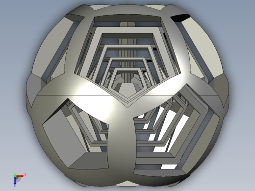 正十二面体 俯视缩略图