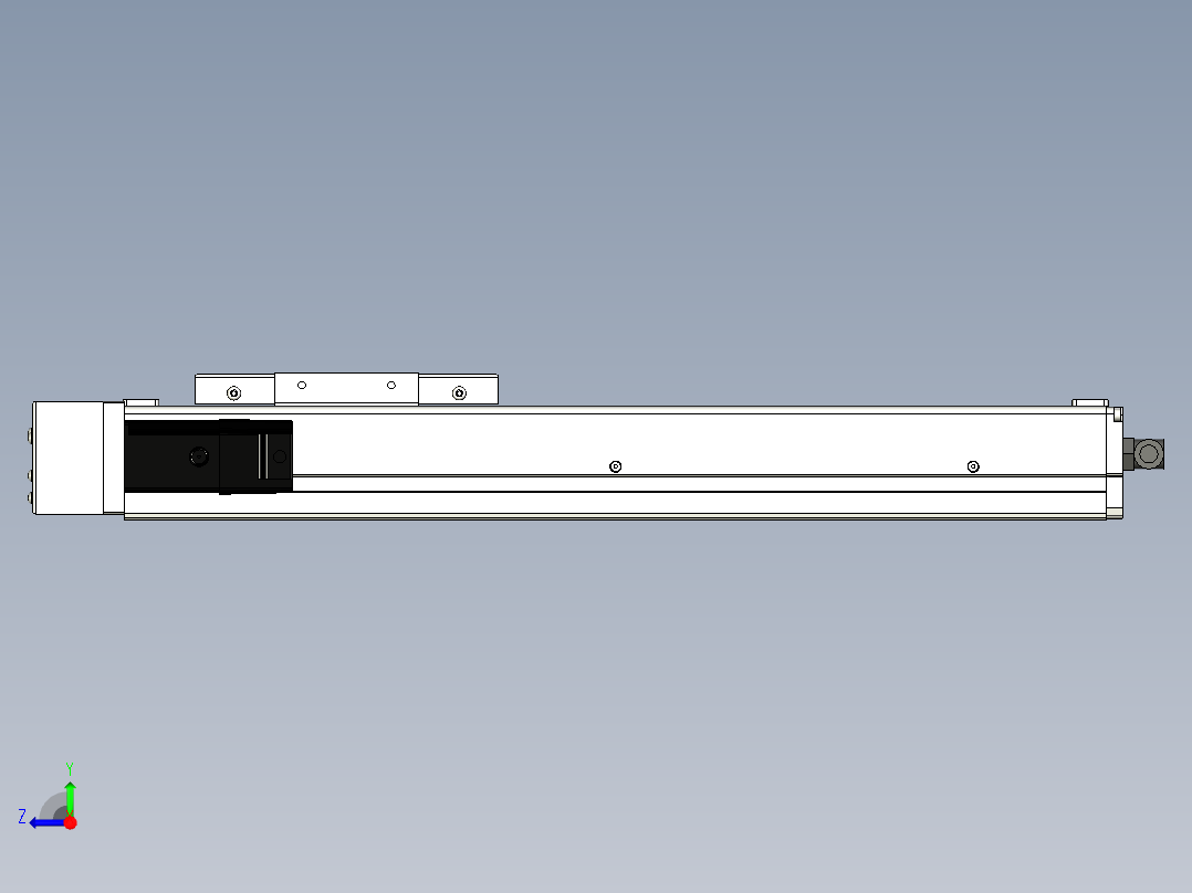 Toyo东佑达直线模组-ECH12-300-BL-100W右视图