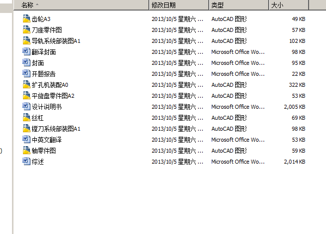 AWC机架现场扩孔机设计(论文+DWG图纸)