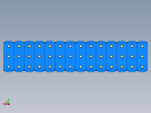 彩色公头100mil（2.54mm）系列-DS1021_blue_3x14p_100mil_Type43_rev1.0后视缩略图