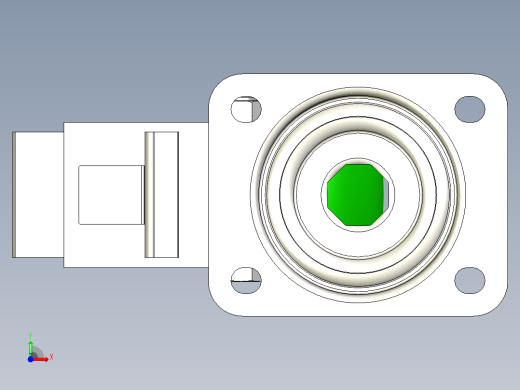 脚轮 2 英寸前视缩略图