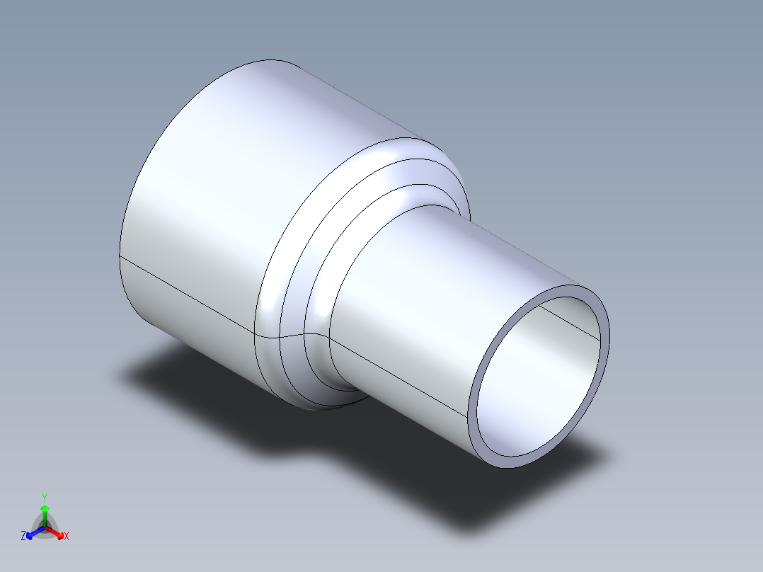 船舶管路系统S17_SeaDrainPLUS_PipeIncreaser-SpgxSpg_37E170232_3x2in Sea Drain Plus - Pipe Increaser - SpgxSpg正等轴测图