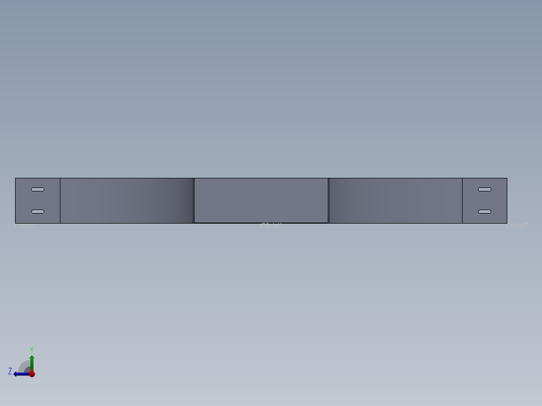cable tray tee右视图