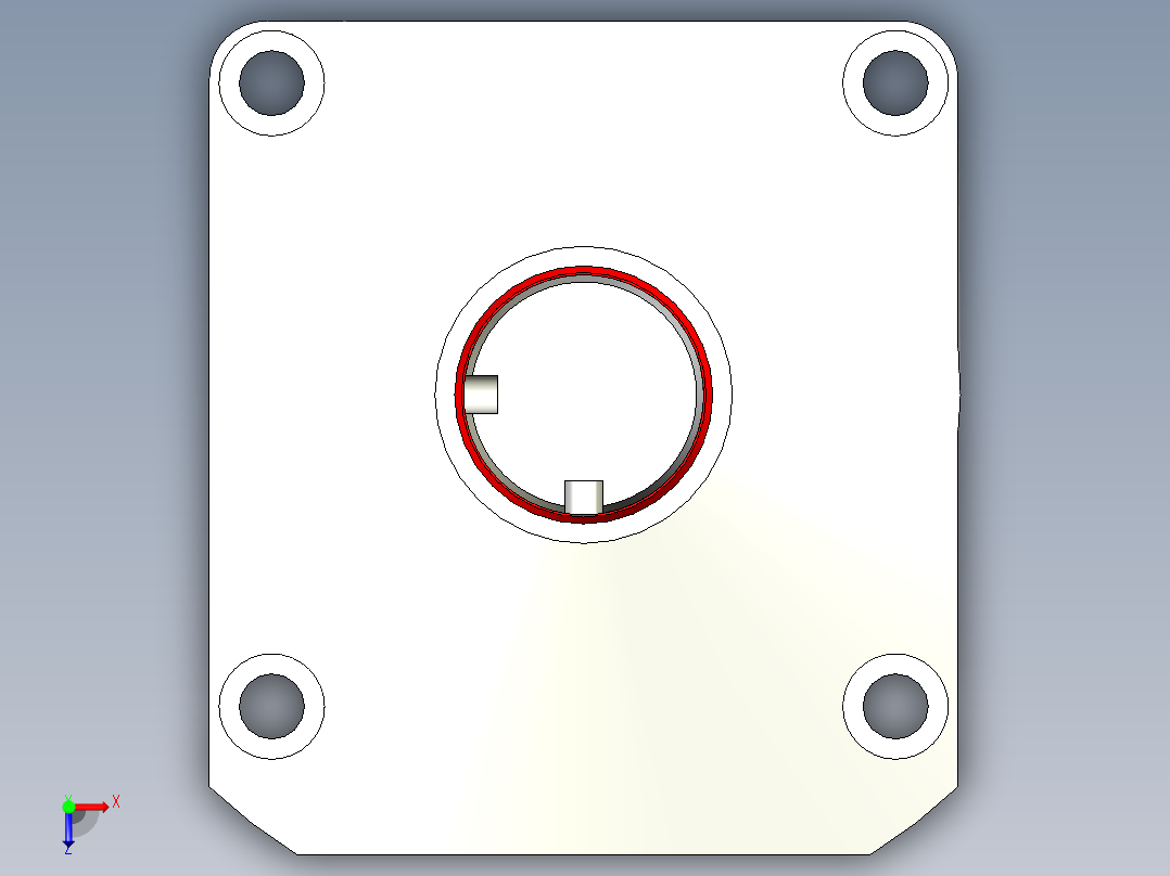 KOSMEKWHE4000-2AR-F多系列多零件图纸模型多系列多零件图纸模型俯视图
