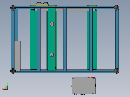 中空板封边机后视缩略图