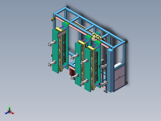 中空板封边机正等轴测缩略图