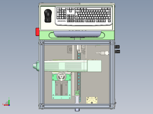 激光打标机三维建模图纸 solidworks设计后视缩略图