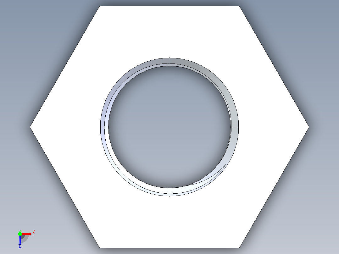 聚氯乙烯配件17-Sch80_ReducerBushing_FPTxSPIG_838-130_1in x 0.5in俯视图