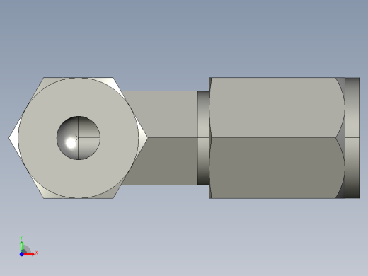 卡套式工业通用硬管接头4_c6bu-s前视缩略图