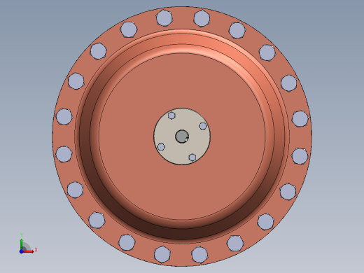 行星齿轮箱前视缩略图