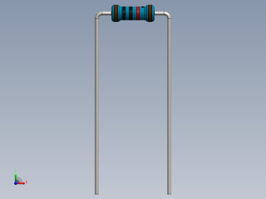 电容器 二极管 电阻器-Resistor 10K Ohm Blue前视缩略图