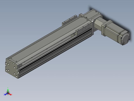 东锦同步带传动-直线滑台模组DH85B-L100-S300-BL-P400W