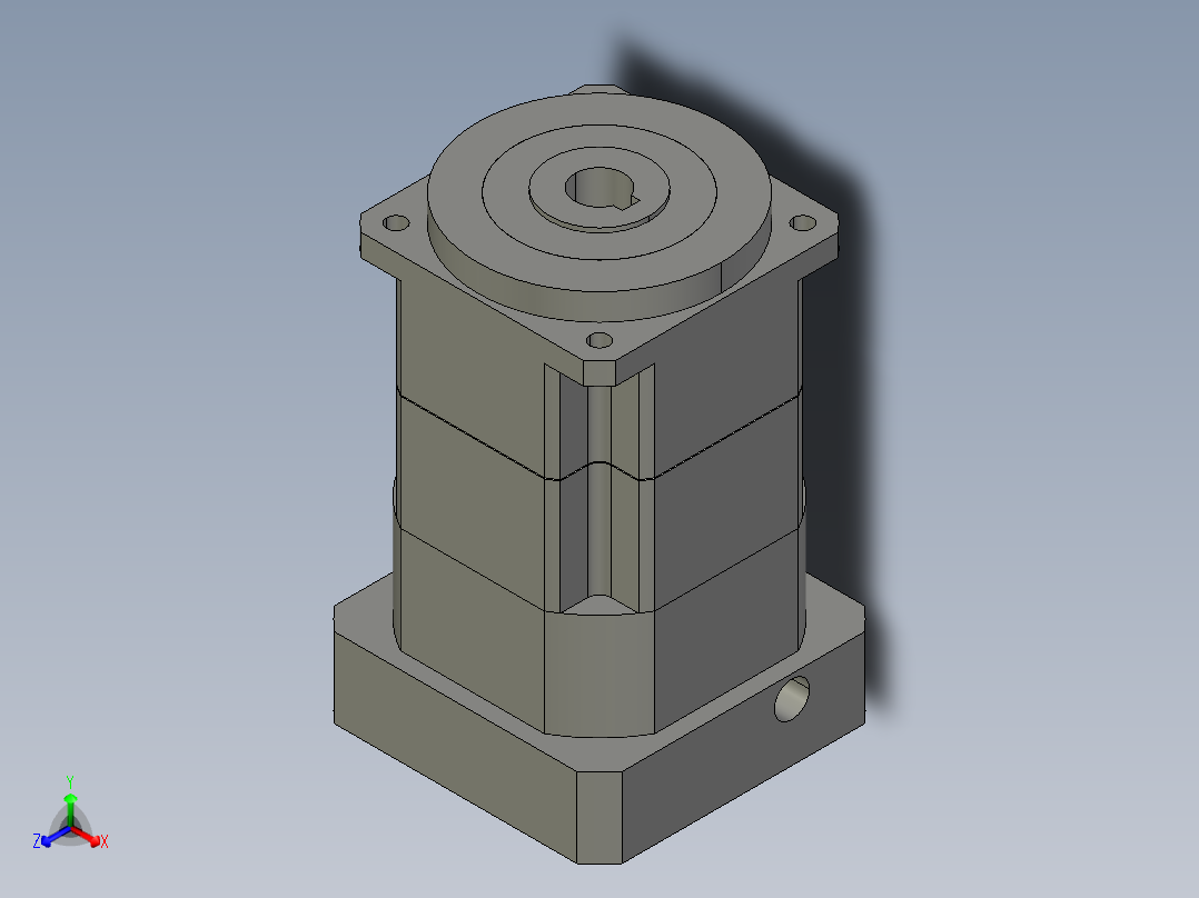 斜齿孔PGH115-L2 22-110-145-M8.STEP正等轴测图