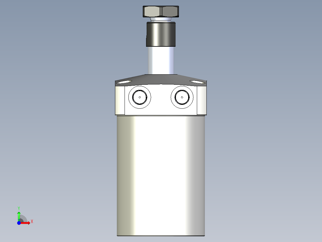 KOSMEKWHE1600-2AL多系列多零件图纸模型前视图