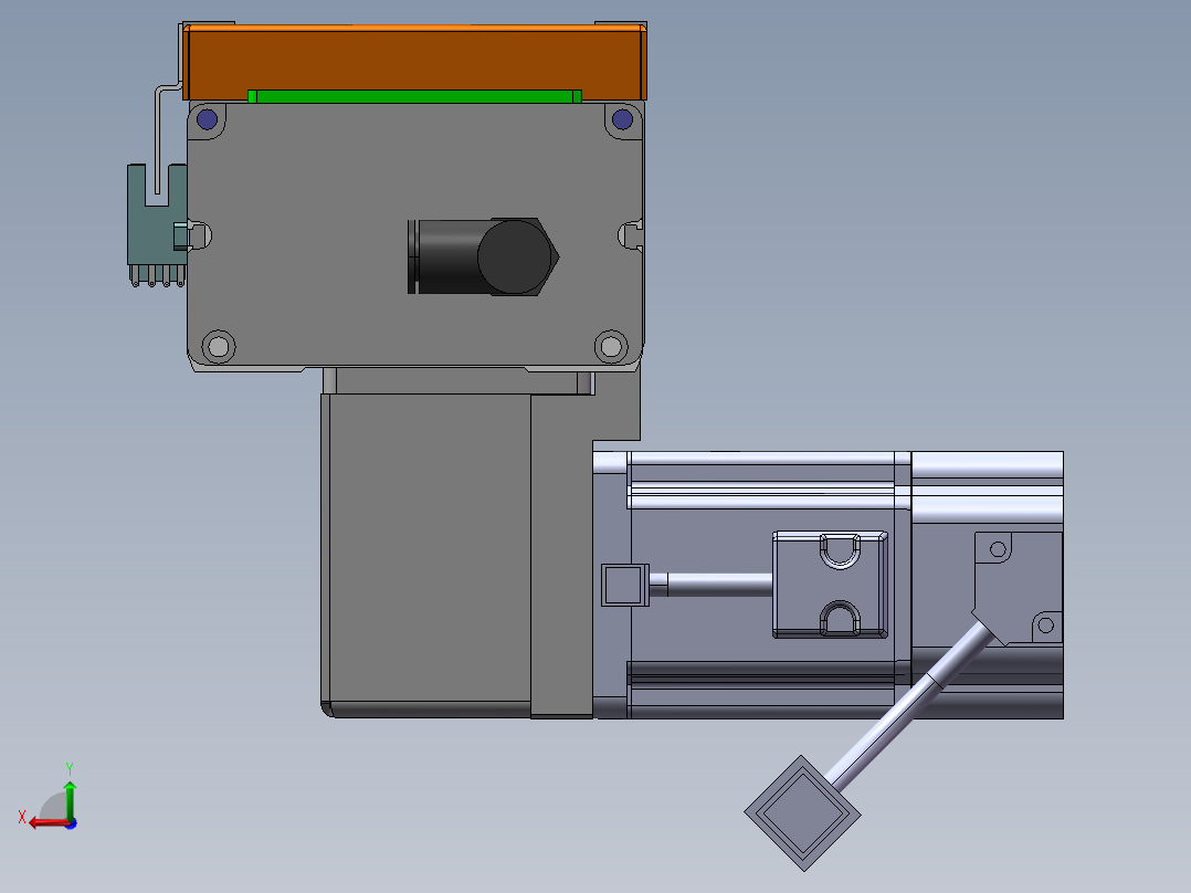 MCB同步带全封闭MCB10-RD-200W后视图