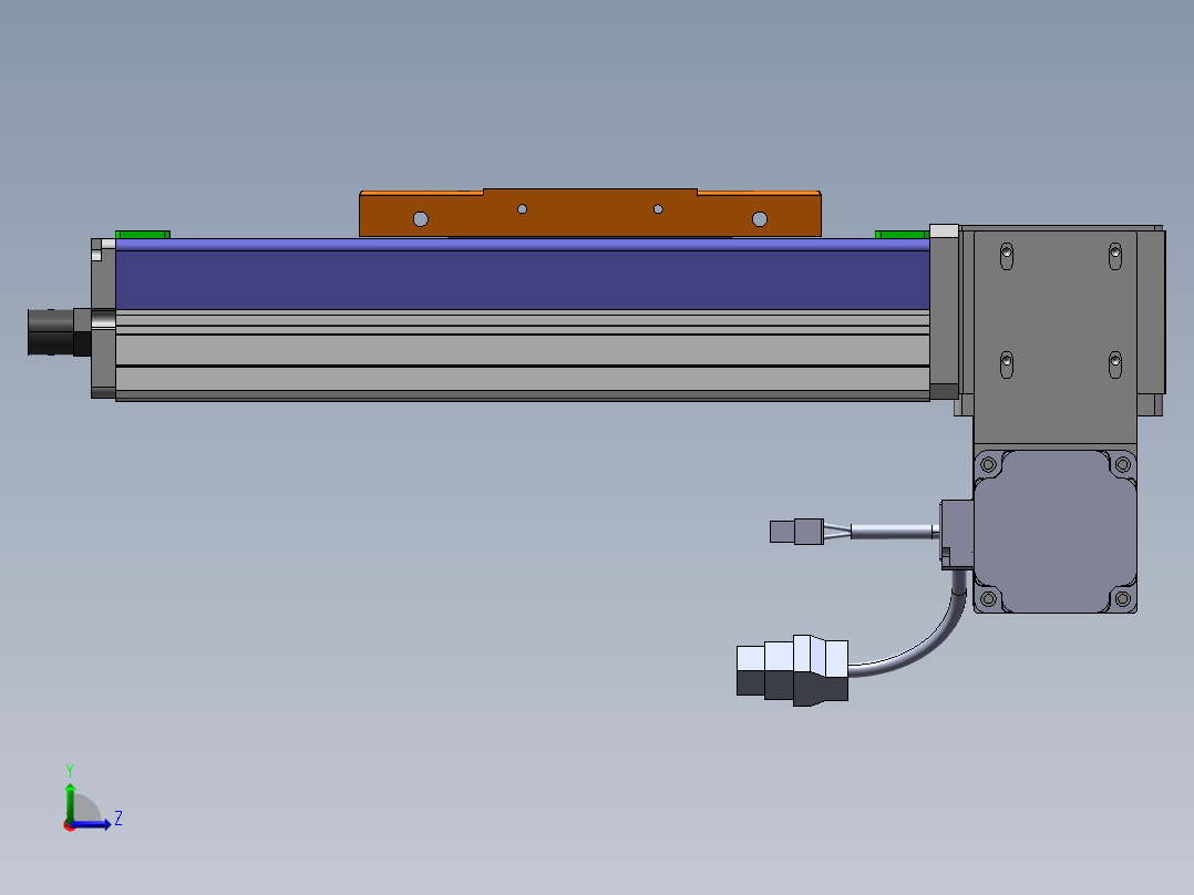 MCB同步带全封闭MCB10-RD-200W左视图
