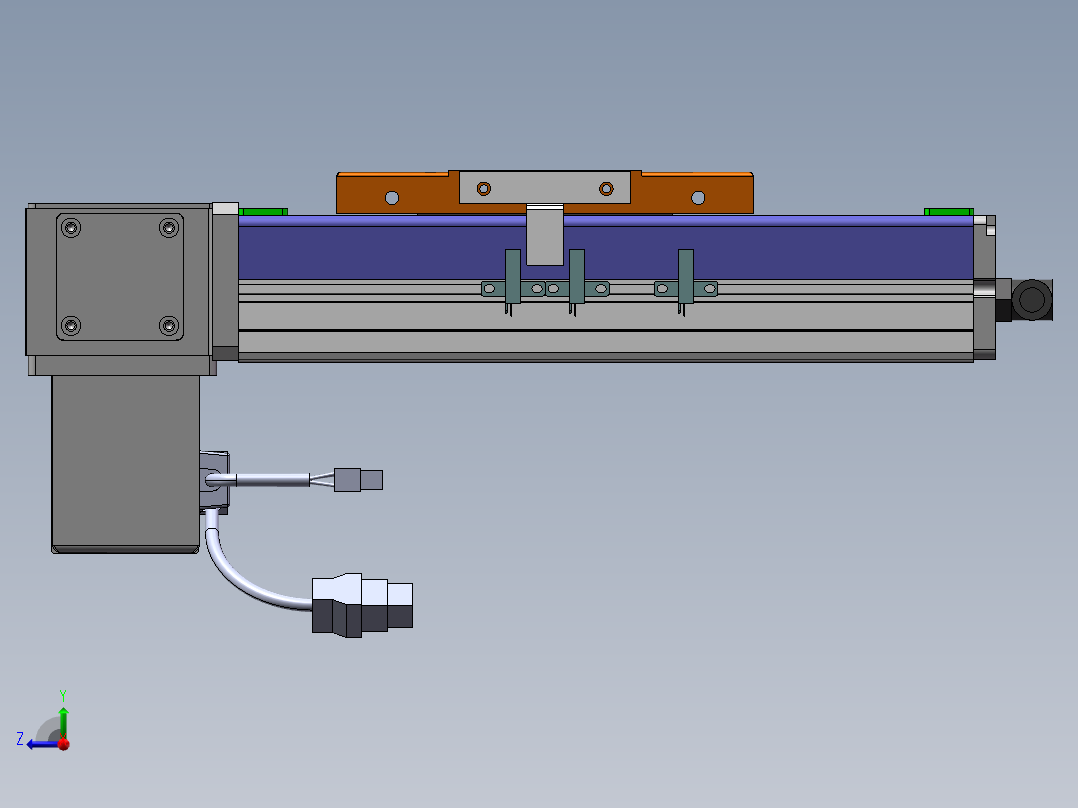 MCB同步带全封闭MCB10-RD-200W右视图