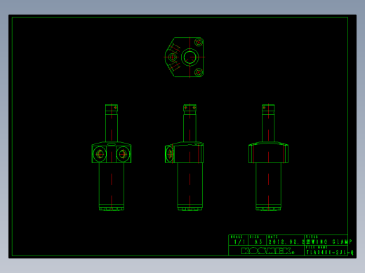 KOSMEKTLA0401-2JL-Q多系列多零件图纸模型