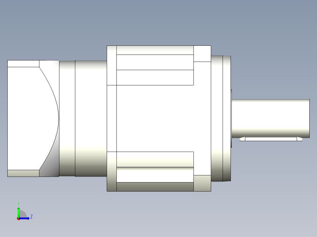 直齿PLX142-L2 19-110-145-M8.stp左视图