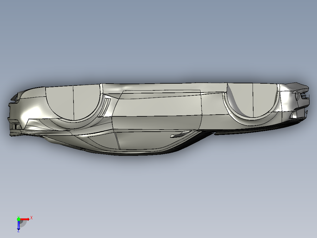 汽车车身 (59)俯视图