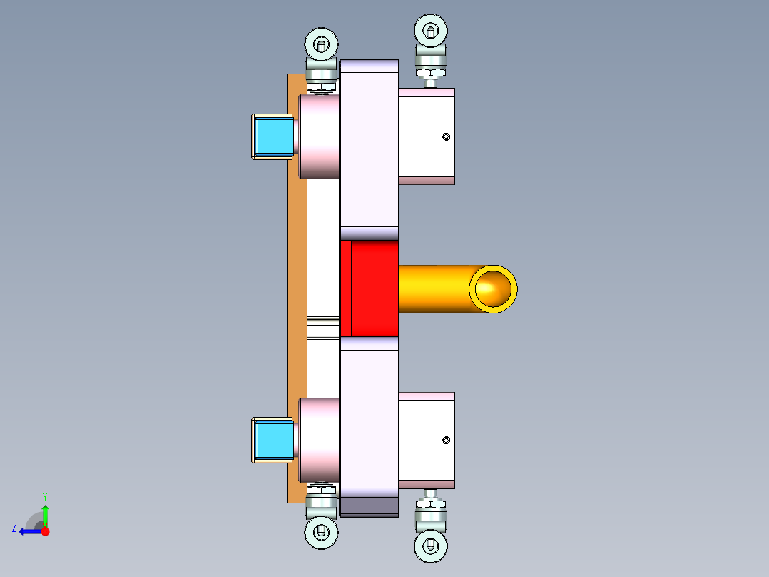 R3-CNC3笔记本CNC工装夹具三维模型-1208右视图