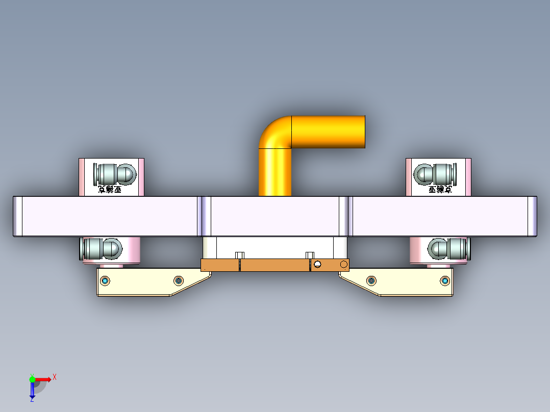 R3-CNC3笔记本CNC工装夹具三维模型-1208俯视图