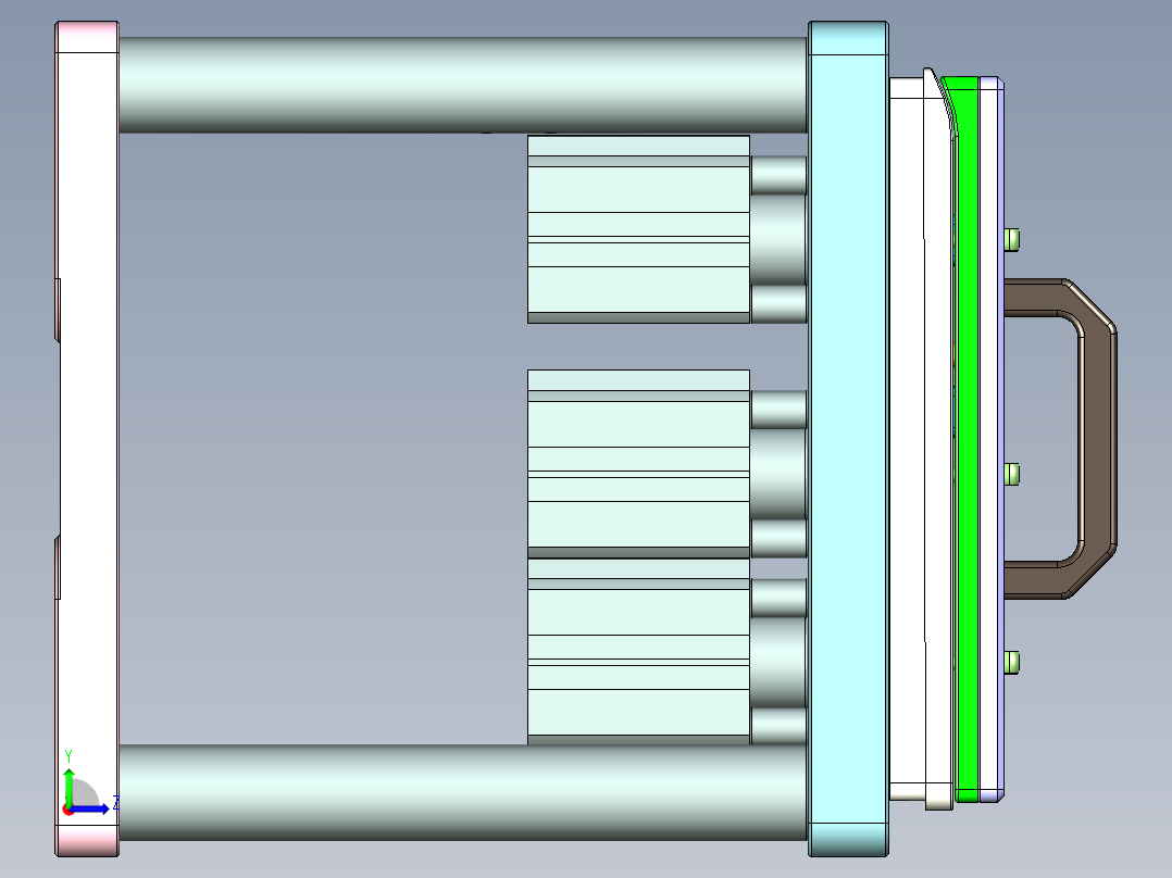 TP300-C-CNC3笔记本CNC工装夹具三维模型-0506左视图